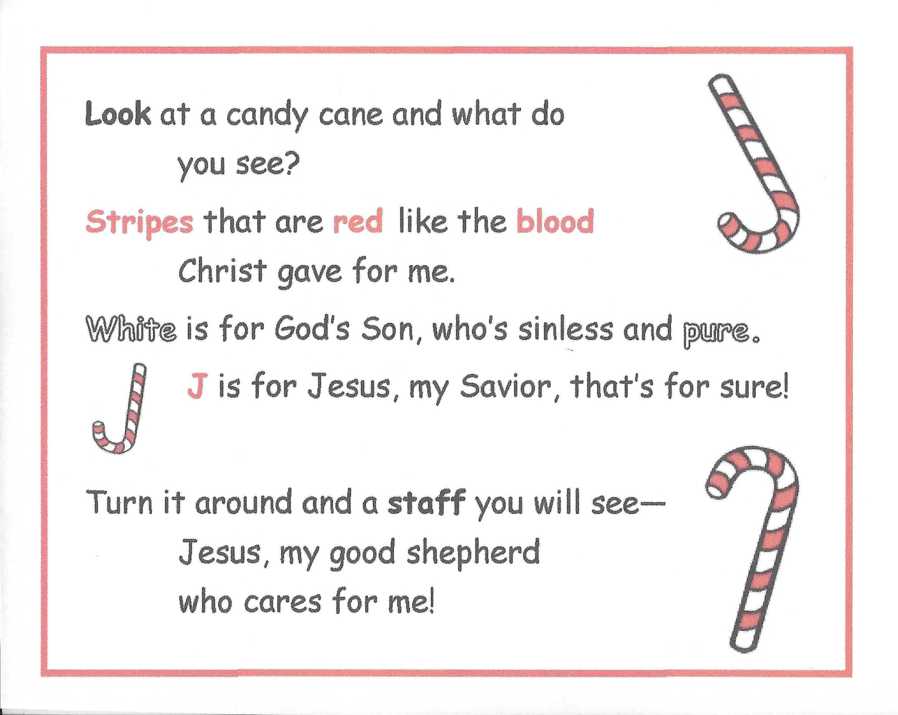 free candy cane poem for you – wee can know blog